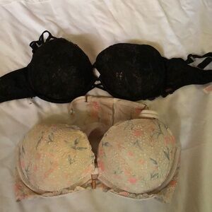 Victoria Secret Pink date push-up 34DD bras (2)